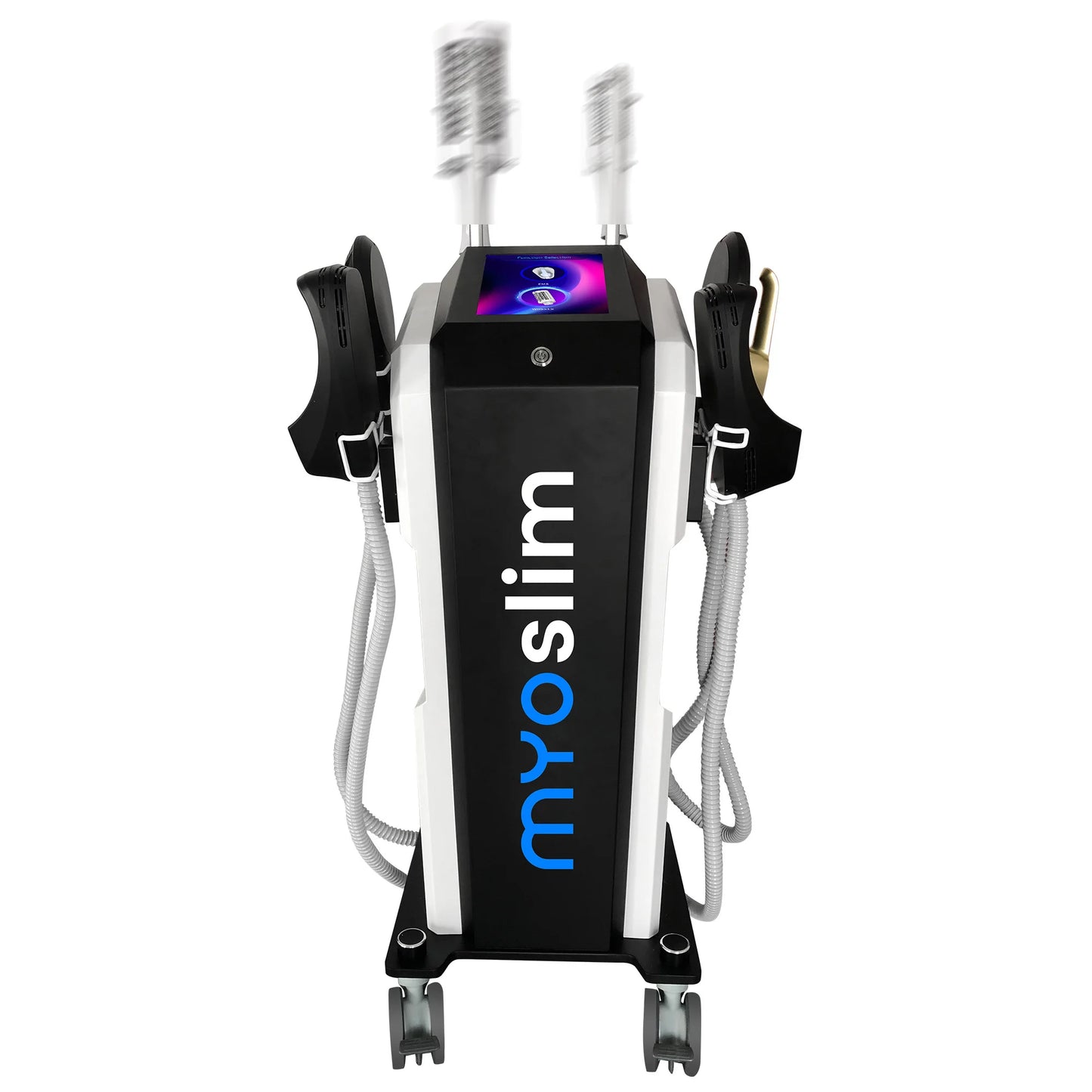 EMS Sculpting Machine, RFnova Roller Massage, 4 Handles, 5000W, Body Shaping, Fat Reduction, Muscle Sculpt, Salon Beauty Equipme