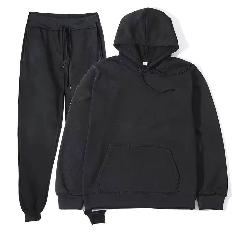 Winter Tracksuit Women Two Piece Set Oversized Hoodie and Pants