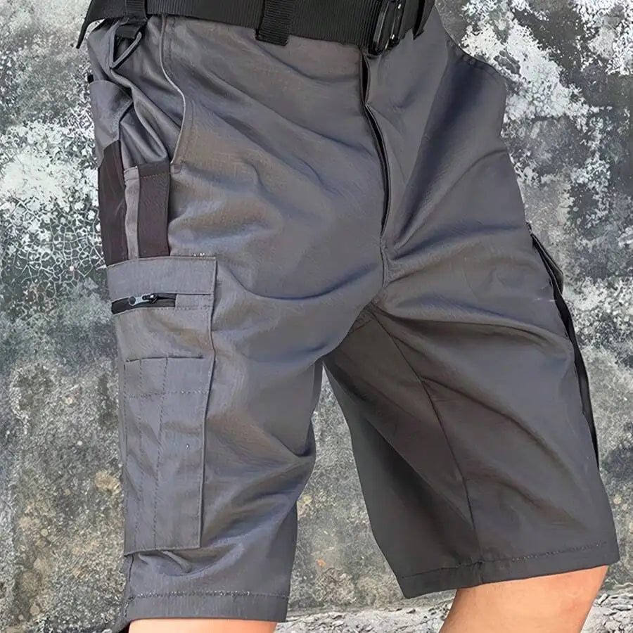 6 Pack Mens Cargo Shorts Multi Pocket Quick Dry Breathable Straight Lightweight Outdoor Hiking Camping Training Shorts