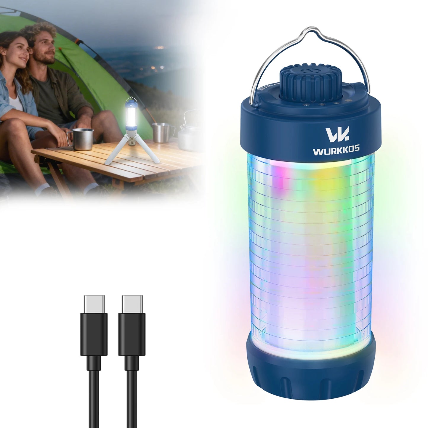Wurkkos CL01 Mini RGB Flashlight 550 Lumen Rechargeable Power Bank
